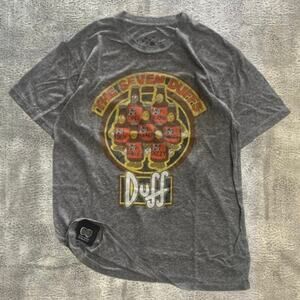 The simpsons duff t shirt
